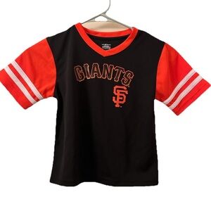 Genuine Merchandise Black and Orange Giants Kids Jersey